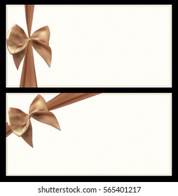 Gift Voucher Template Vector Illustration for Your Business EPS10