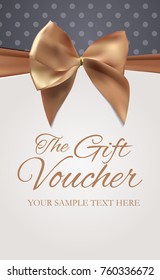 Gift Voucher Template Vector Illustration for Your Business EPS10