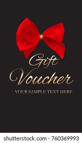 Gift Voucher Template Vector Illustration for Your Business EPS10