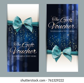 Gift Voucher Template Vector Illustration for Your Business EPS10
