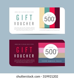 Gift voucher template,gift voucher certificate coupon design template,
Collection gift certificate business card banner calling card poster,Vector illustration