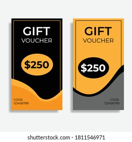 Gift Voucher Templates. Great vector for social media, discount coupons, gift cards, sales promotions, product marketing. web, app, fashion, online shop etc.