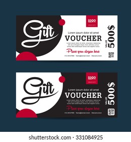 Gift voucher template,Vector illustration