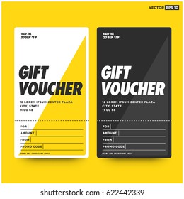 Gift Voucher UI Design With Amount and Promo Code Details
