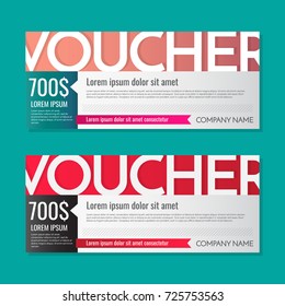 Gift Voucher Vector background for banner, poster, flyer