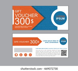 gift voucher vector design template set 6
