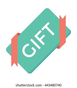 Gift Voucher Vector Icon