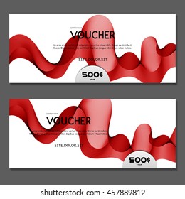 Gift voucher. Vector, illustration.