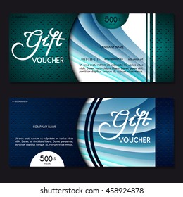 Gift voucher. Vector, illustration.