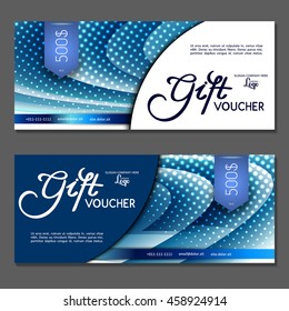 Gift voucher. Vector, illustration.