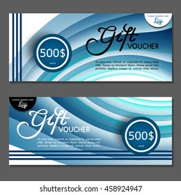Gift voucher. Vector, illustration.