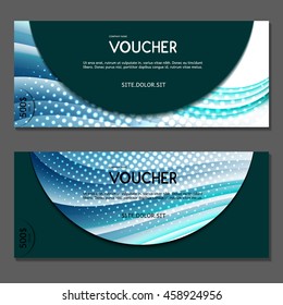 Gift voucher. Vector, illustration.
