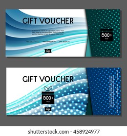 Gift voucher. Vector, illustration.