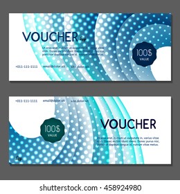 Gift voucher. Vector, illustration.