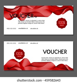 Gift voucher. Vector, illustration.