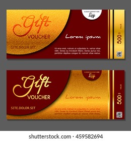 Gift voucher. Vector, illustration.