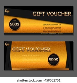 Gift voucher. Vector, illustration.
