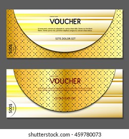 Gift voucher. Vector, illustration.