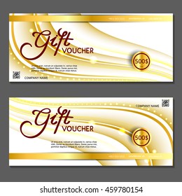Gift voucher. Vector, illustration.