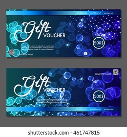 Gift voucher. Vector, illustration.