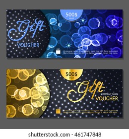 Gift voucher. Vector, illustration.