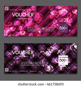Gift voucher. Vector, illustration.