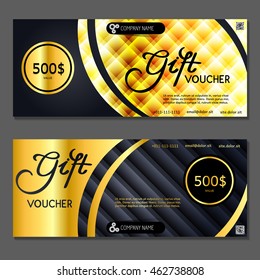 Gift voucher. Vector, illustration.