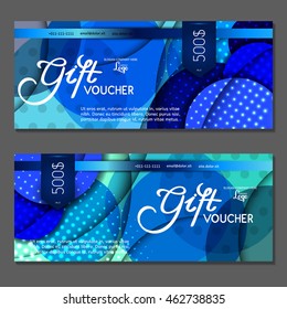Gift voucher. Vector, illustration.