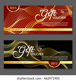 Gift voucher. Vector, illustration.