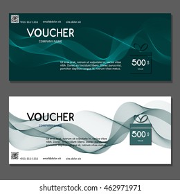 Gift voucher. Vector, illustration.