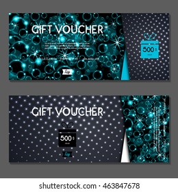 Gift voucher. Vector, illustration.