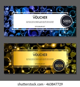 Gift voucher. Vector, illustration.