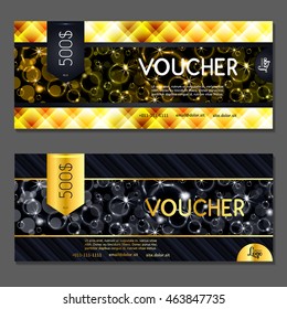 Gift voucher. Vector, illustration.