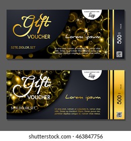 Gift voucher. Vector, illustration.