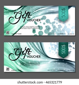 Gift voucher. Vector, illustration.