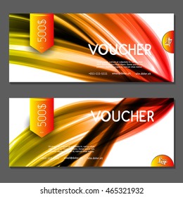 Gift voucher. Vector, illustration.