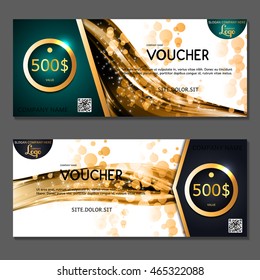 Gift voucher. Vector, illustration.