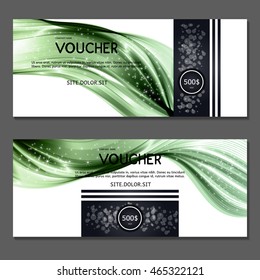 Gift voucher. Vector, illustration.