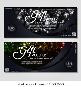 Gift voucher. Vector, illustration.