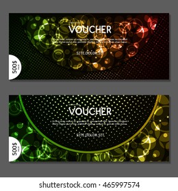 Gift voucher. Vector, illustration.