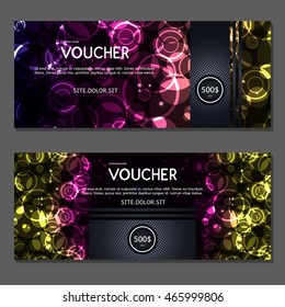 Gift voucher. Vector, illustration.