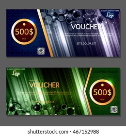 Gift voucher. Vector, illustration.