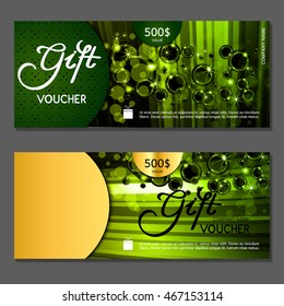 Gift voucher. Vector, illustration.