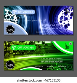 Gift voucher. Vector, illustration.