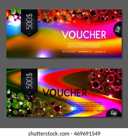 Gift voucher. Vector, illustration.