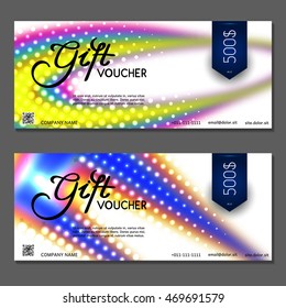 Gift voucher. Vector, illustration.