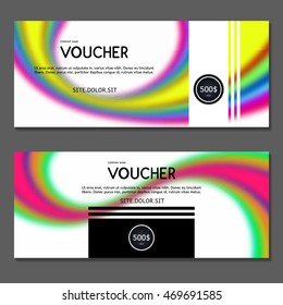 Gift voucher. Vector, illustration.