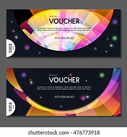 Gift voucher. Vector, illustration.