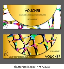 Gift voucher. Vector, illustration.