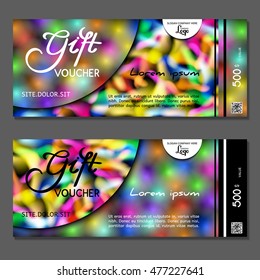 Gift voucher. Vector, illustration.